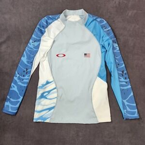Oakley Team USA Surf Rash‎ Guard Mens Medium Offshore Collection